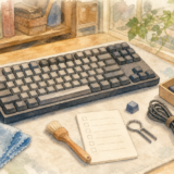 中古キーボードを状態確認しながら選ぶ水彩アイキャッチ